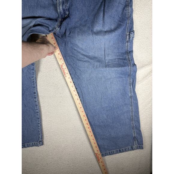 Levis Carpenter Jeans Mens 44x30 Blue Baggy Loose Straight Vintage Y2k 2007 - Picture 10 of 16